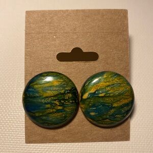 Upcycled Handmade Stud Earrings